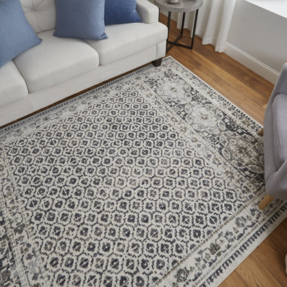 Kano Transitional Distressed - Ivory/Taupe/Gray Area Rug
