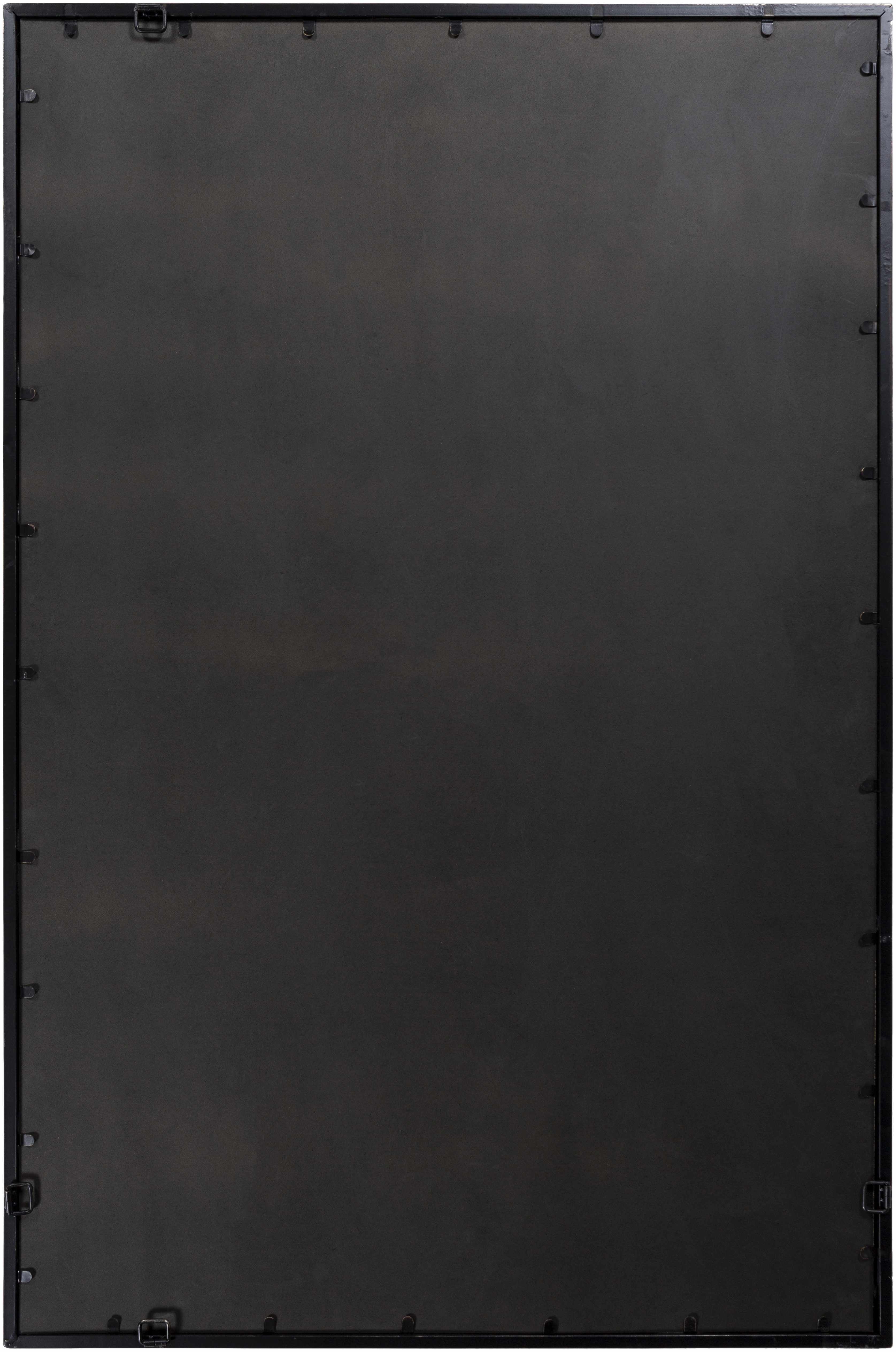 Trendy Rectangular Metal Frame Mirror