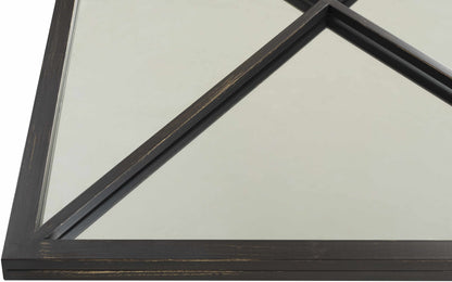 Trendy Rectangular Metal Frame Mirror