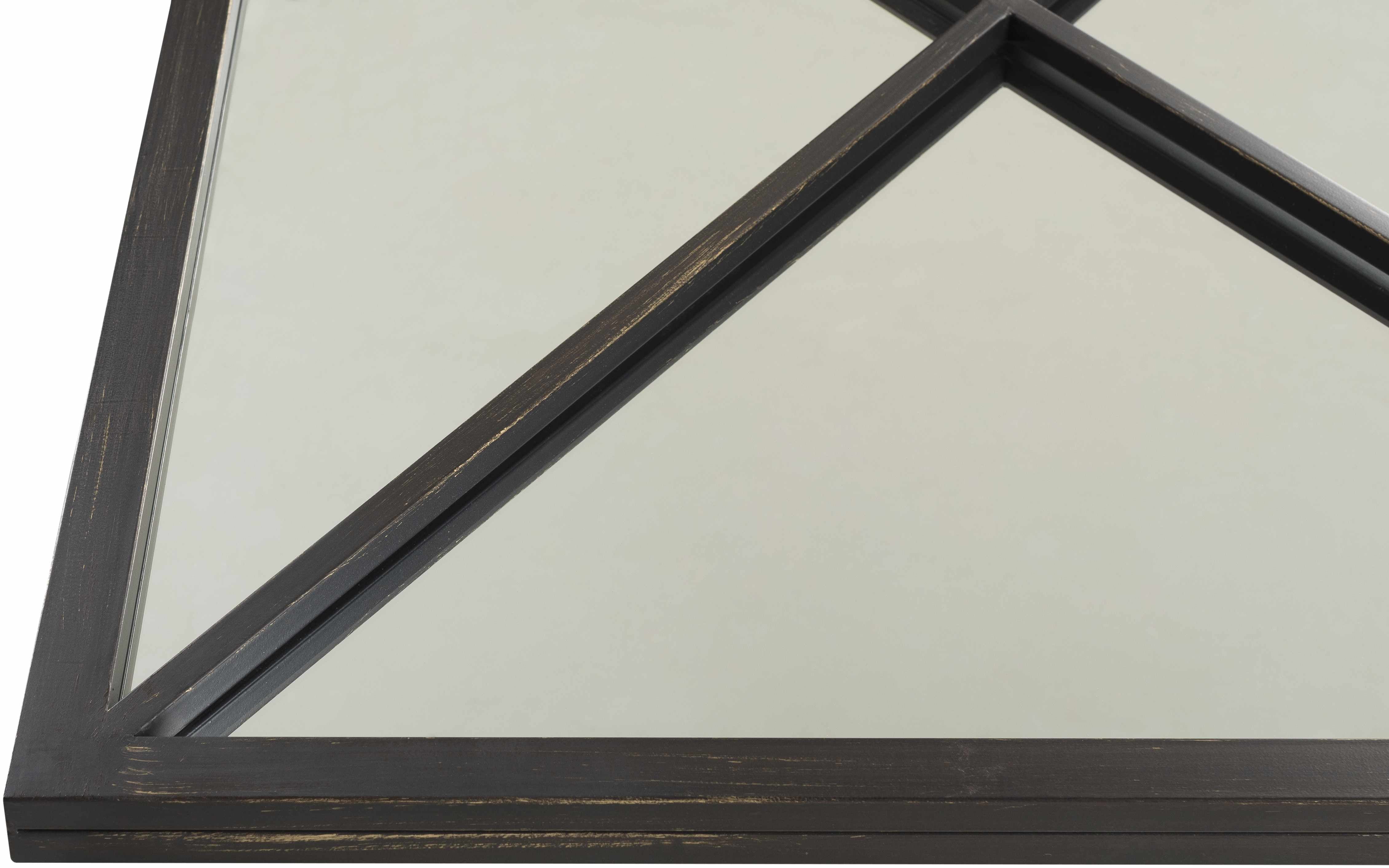 Trendy Rectangular Metal Frame Mirror