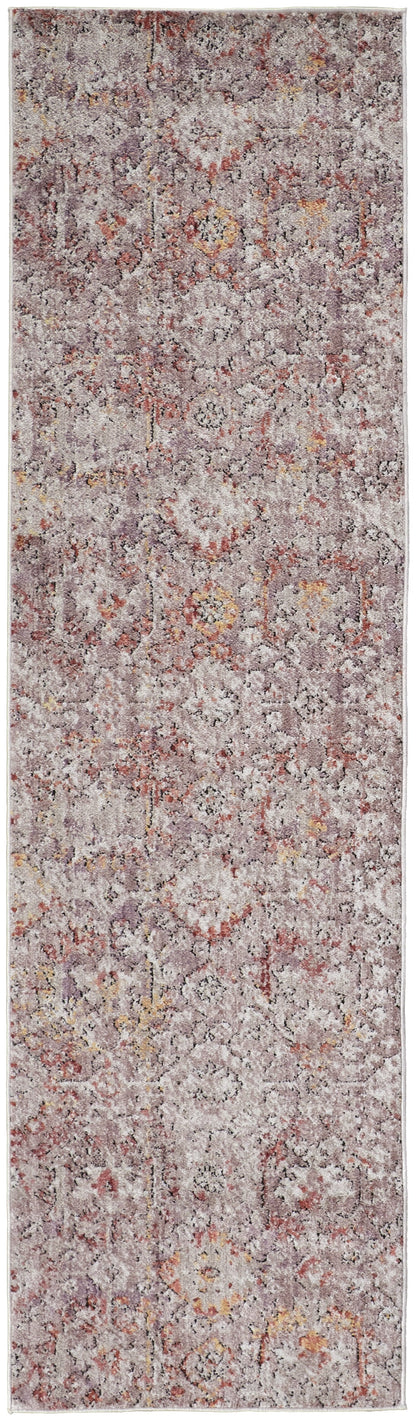 Armant Traditional Damask - Pink/Ivory/Gray