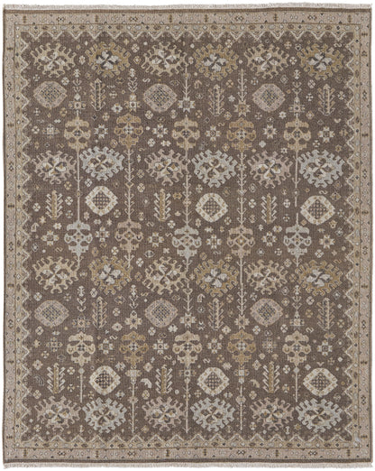 Corbitt Traditional Oriental - Brown/Ivory Area Rug