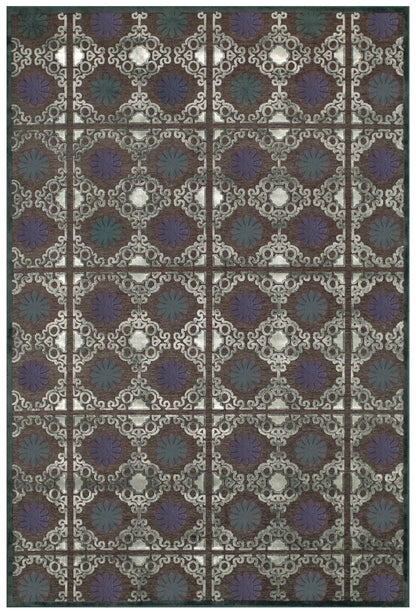 Saphir Callo Modern Diamond - Brown/Gray/Silver