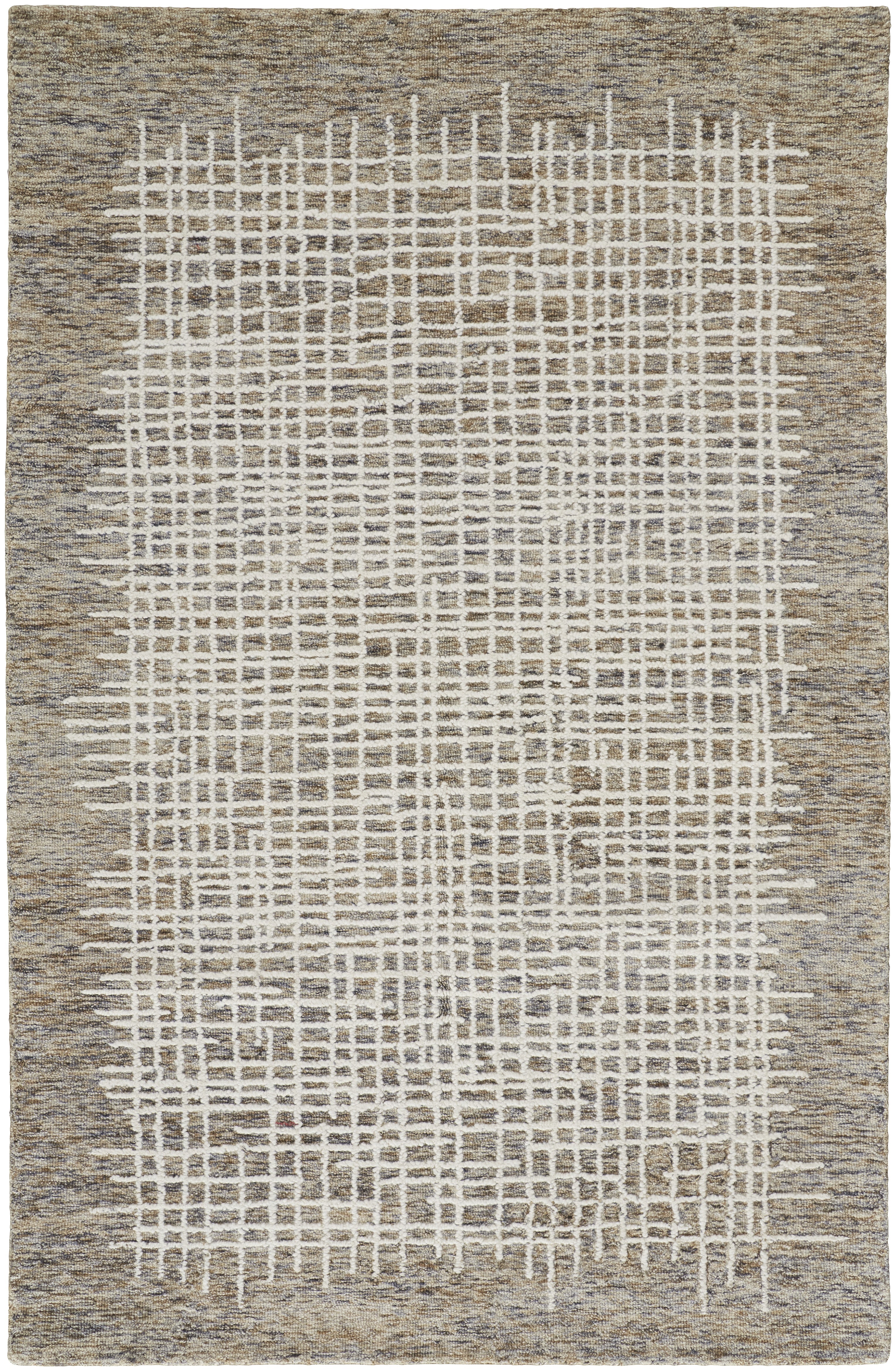 Maddox Transitional Abstract - Tan/Ivory Area Rug