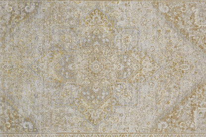 Aura Modern Oriental - Ivory/Gold Area Rug