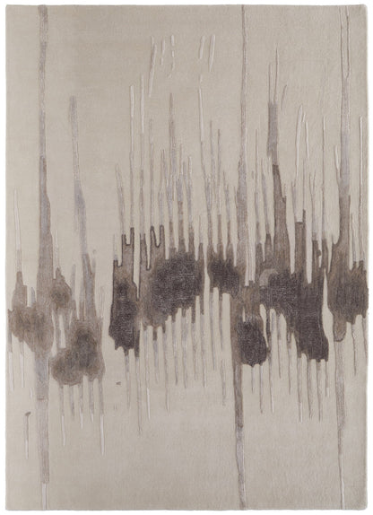 Anya Transitional Abstract - Ivory/Brown/Taupe Area Rug