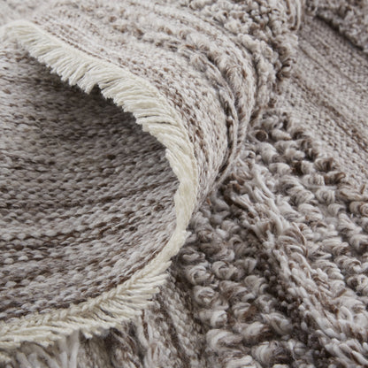 Alden Transitional Stripes - Taupe/Brown/Ivory