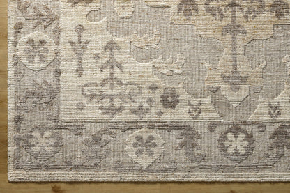 Medallion Hand-Knotted Wool Area Rug