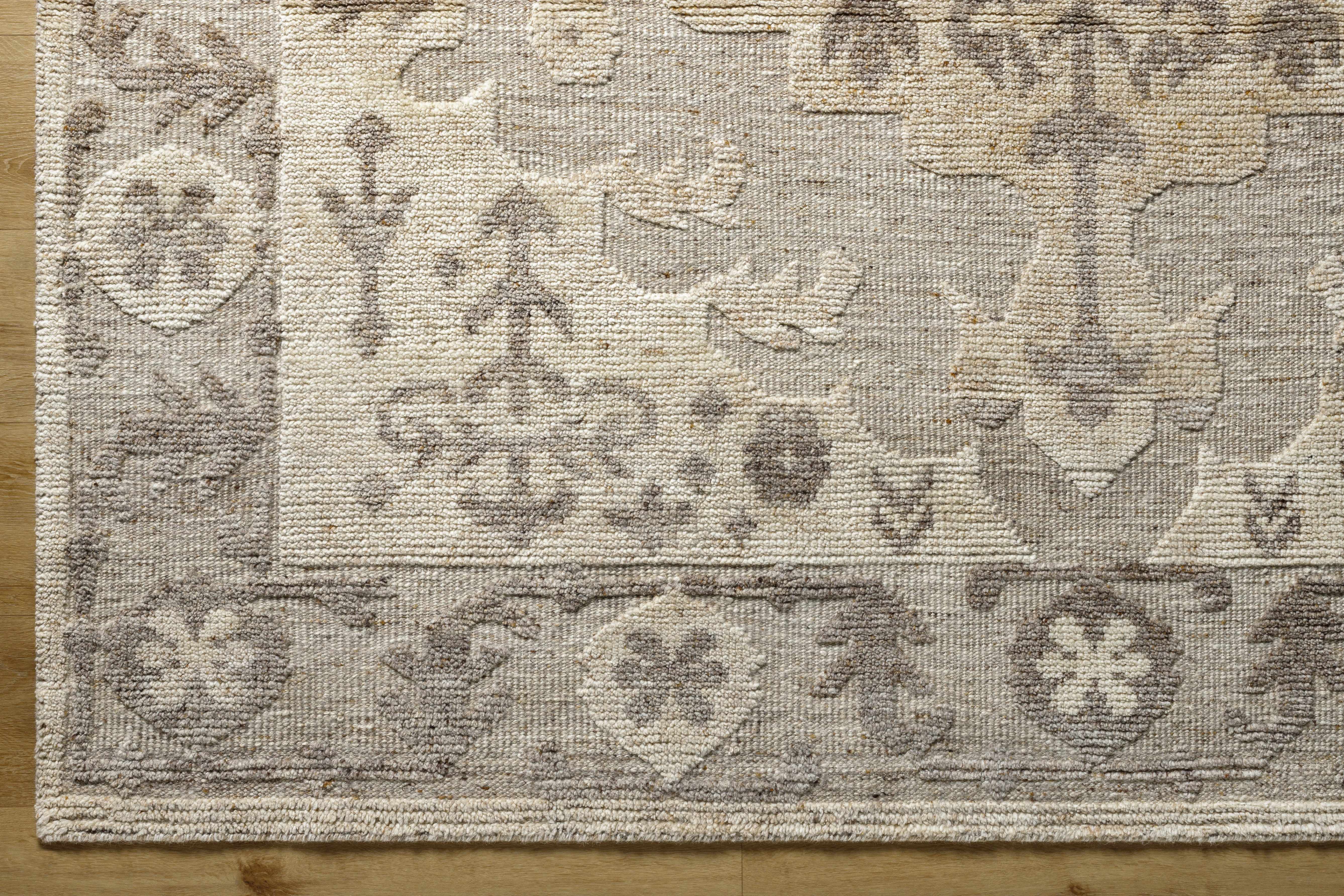 Medallion Hand-Knotted Wool Area Rug