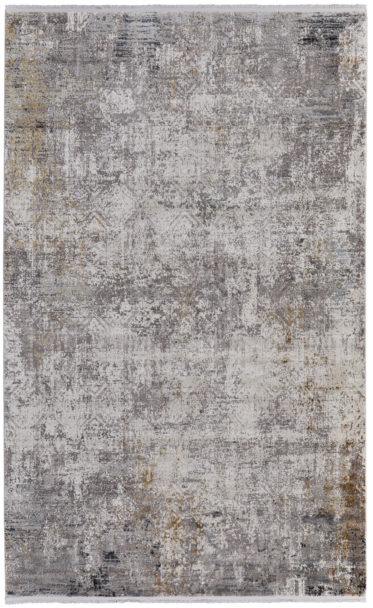 Cadiz Modern Abstract - Ivory/Taupe/Gray Area Rug