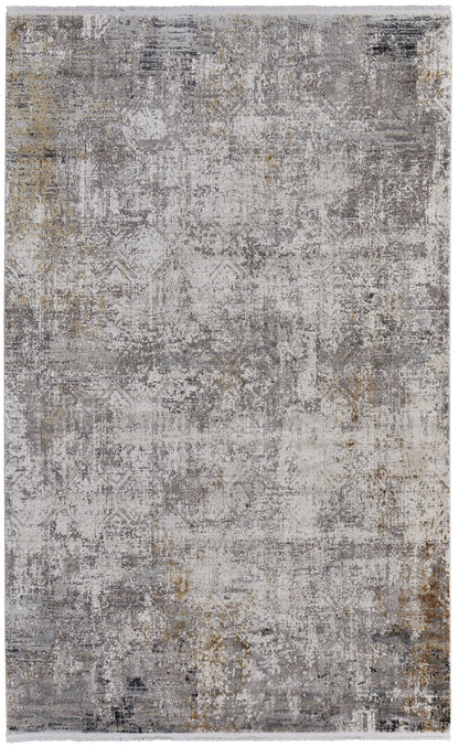 Cadiz Modern Abstract - Ivory/Taupe/Gray Area Rug