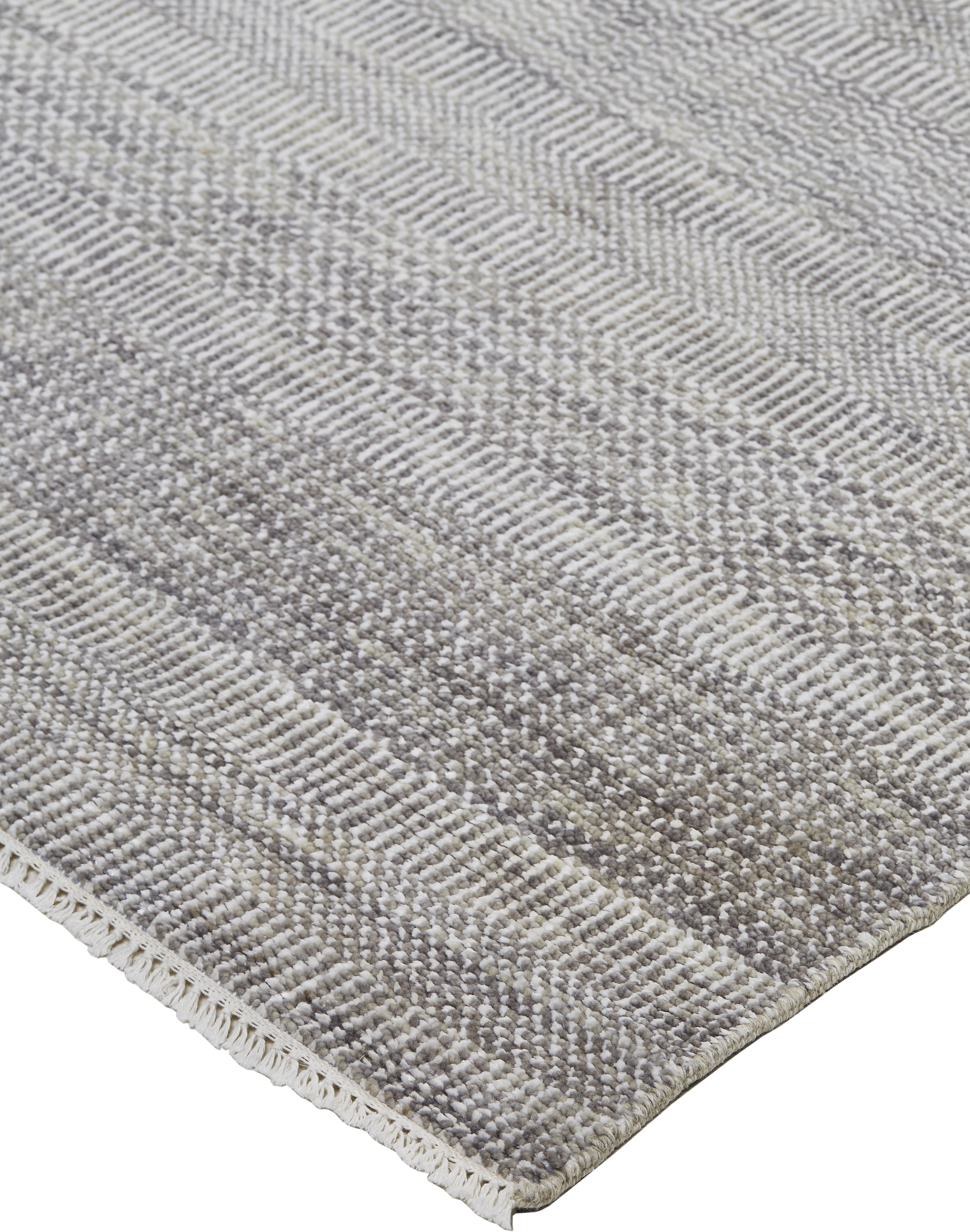 Janson Transitional Stripes - Silver Area Rug
