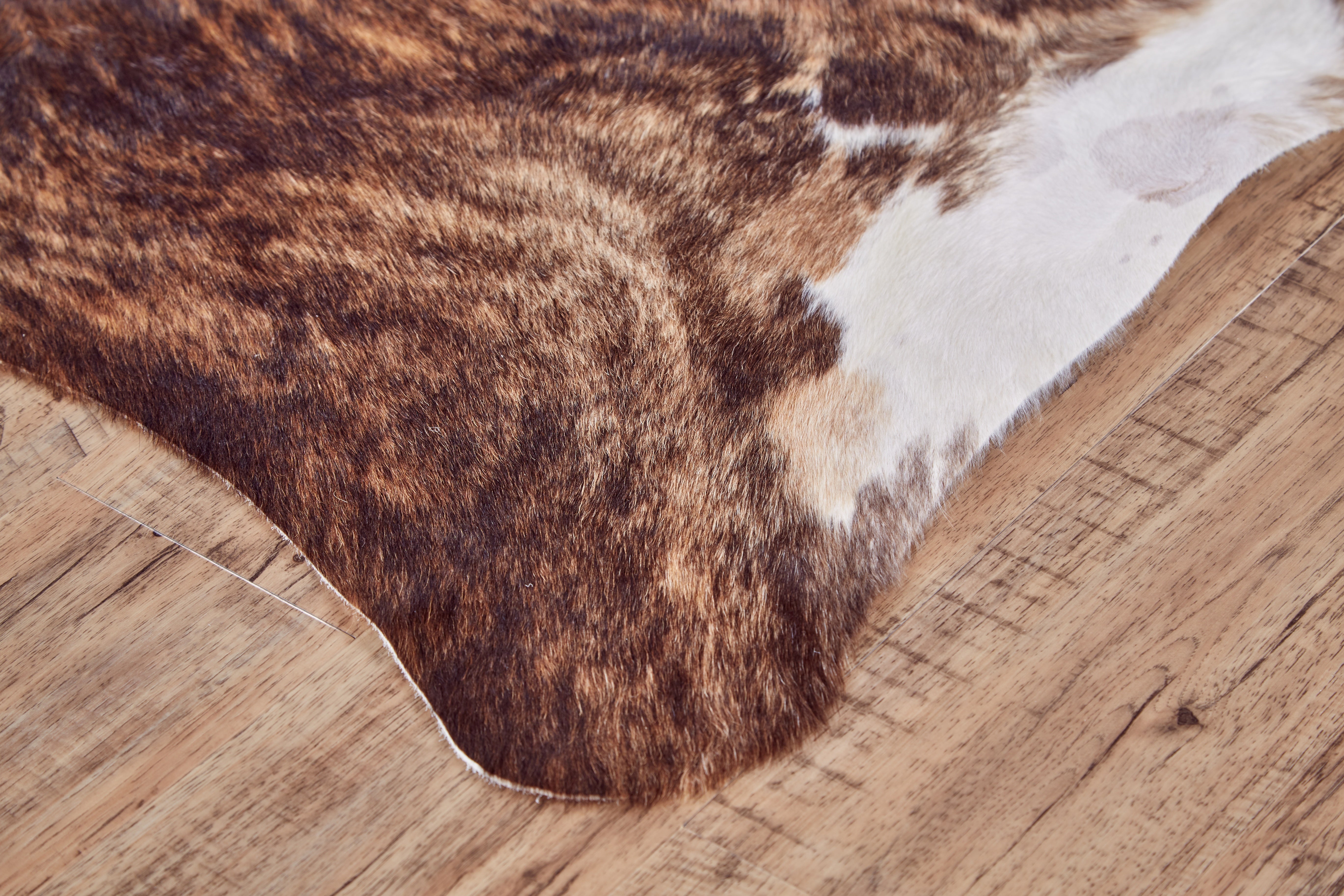 Bartlett Brown/Tan/White Cow Hide