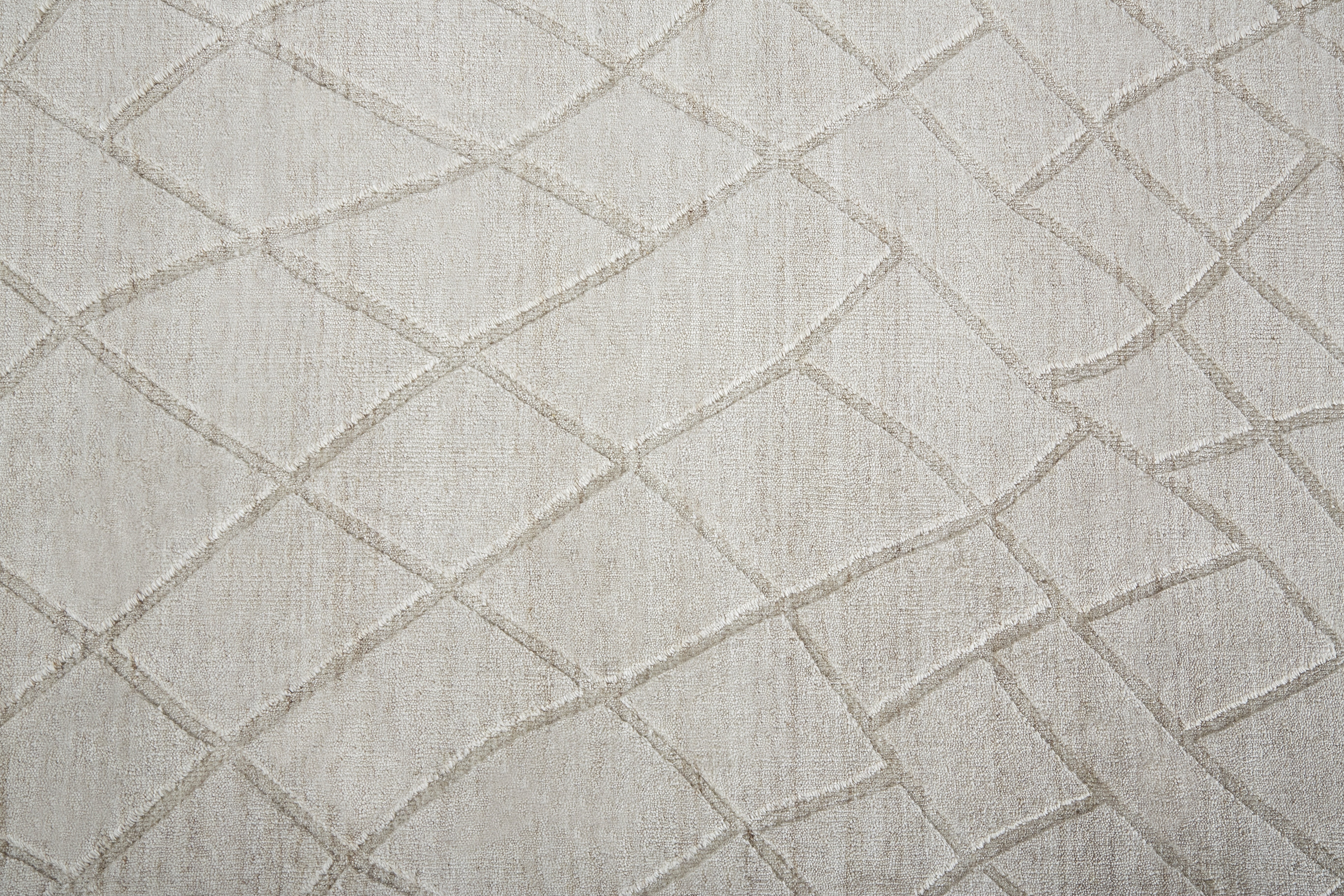 Redford Transitional Solid - Ivory/Gray Area Rug