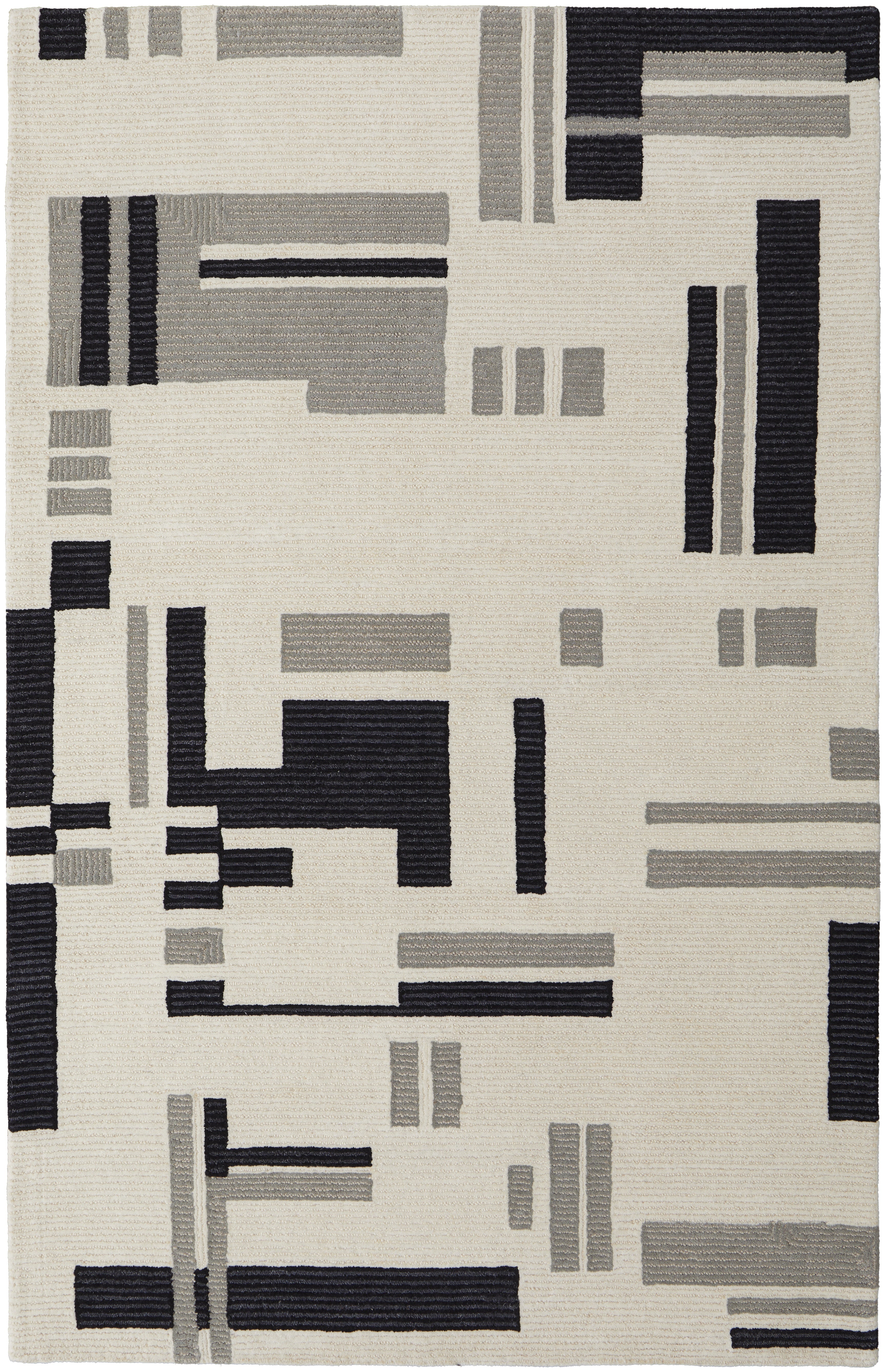 Maguire Transitional Abstract - Ivory/Taupe Area Rug