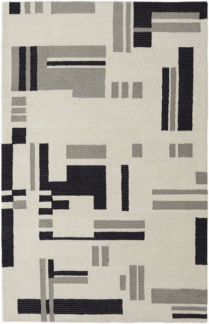 Maguire Transitional Abstract - Ivory/Taupe Area Rug