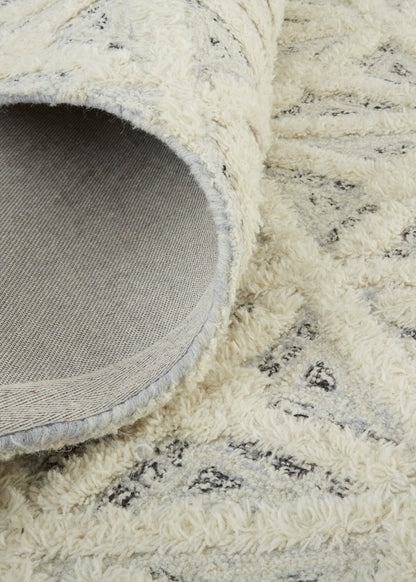 Anica Transitional Geometric - Ivory/Black Area Rug