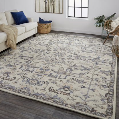 Fallon Traditional Oriental - Ivory/Gray Area Rug