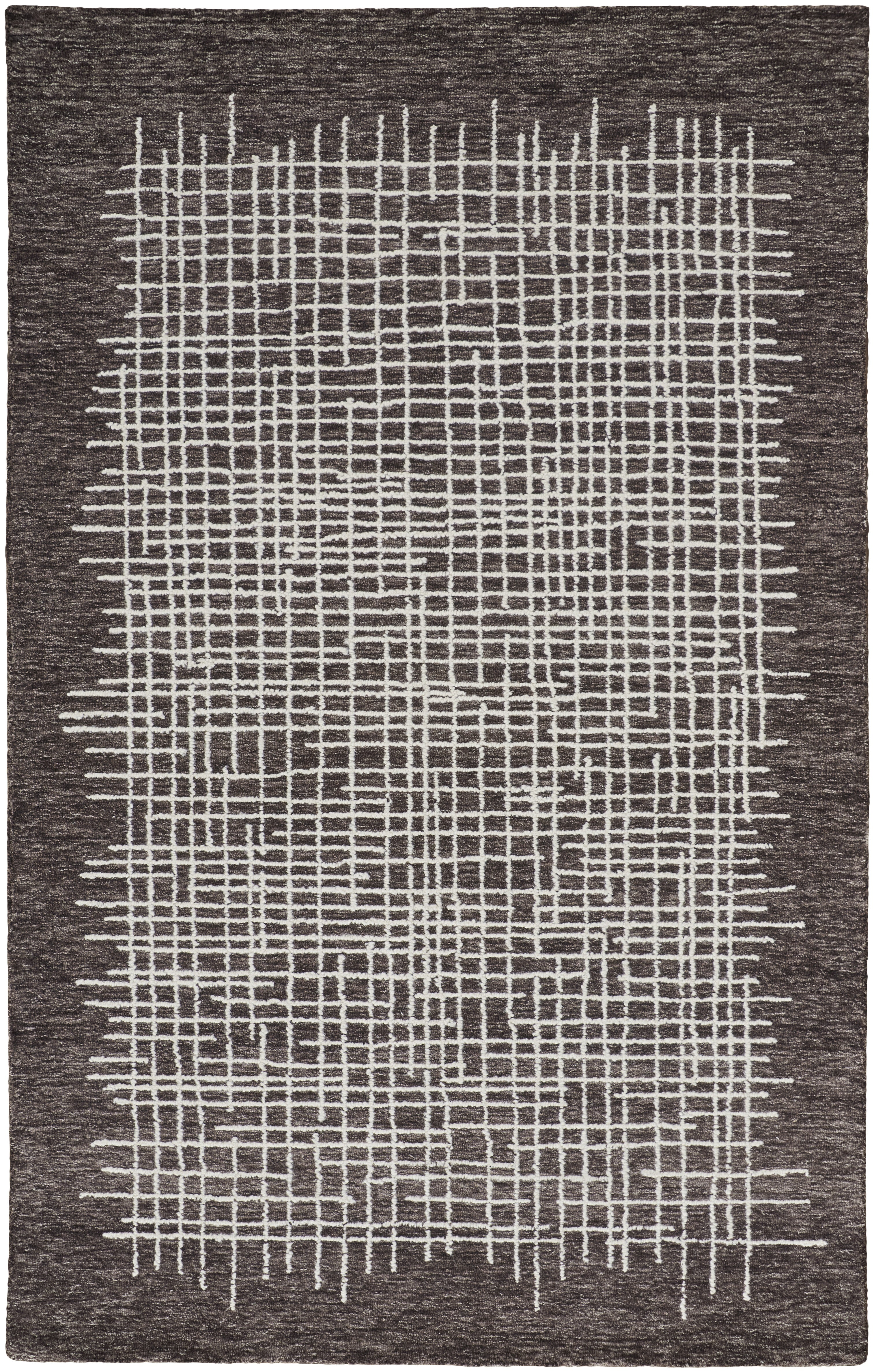 Maddox Transitional Abstract - Brown/Ivory Area Rug