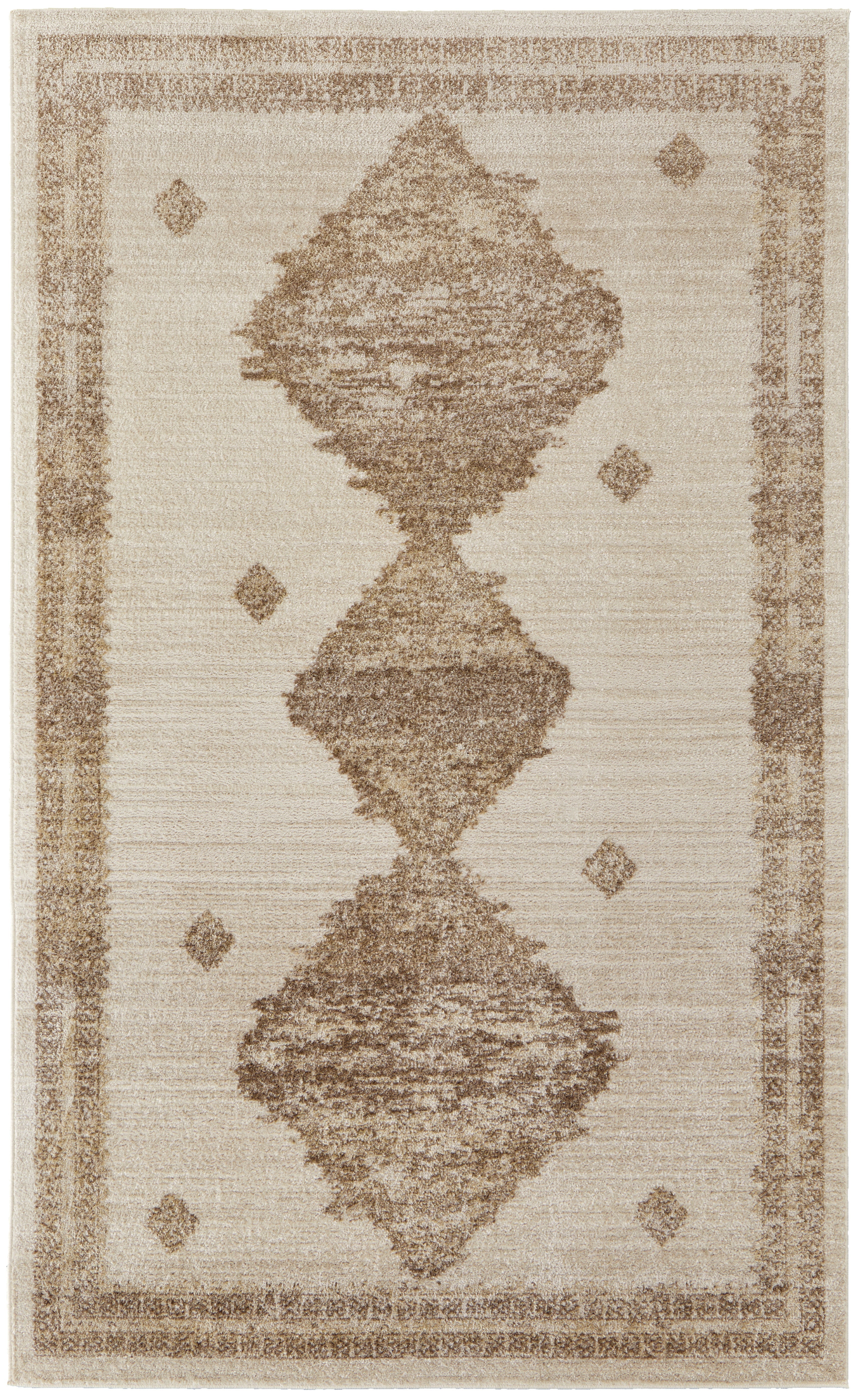 Camellia Transitional Geometric - Tan/Ivory