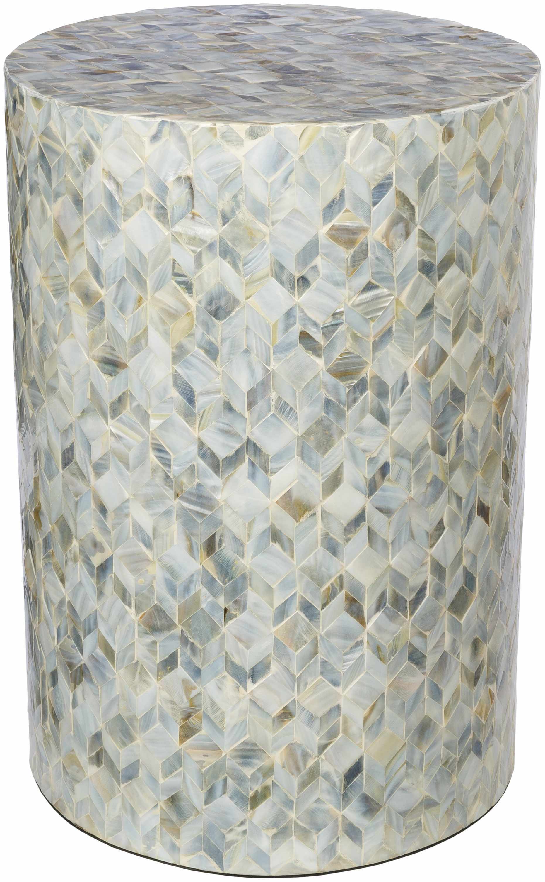 Zeppelin Ice Blue End Table