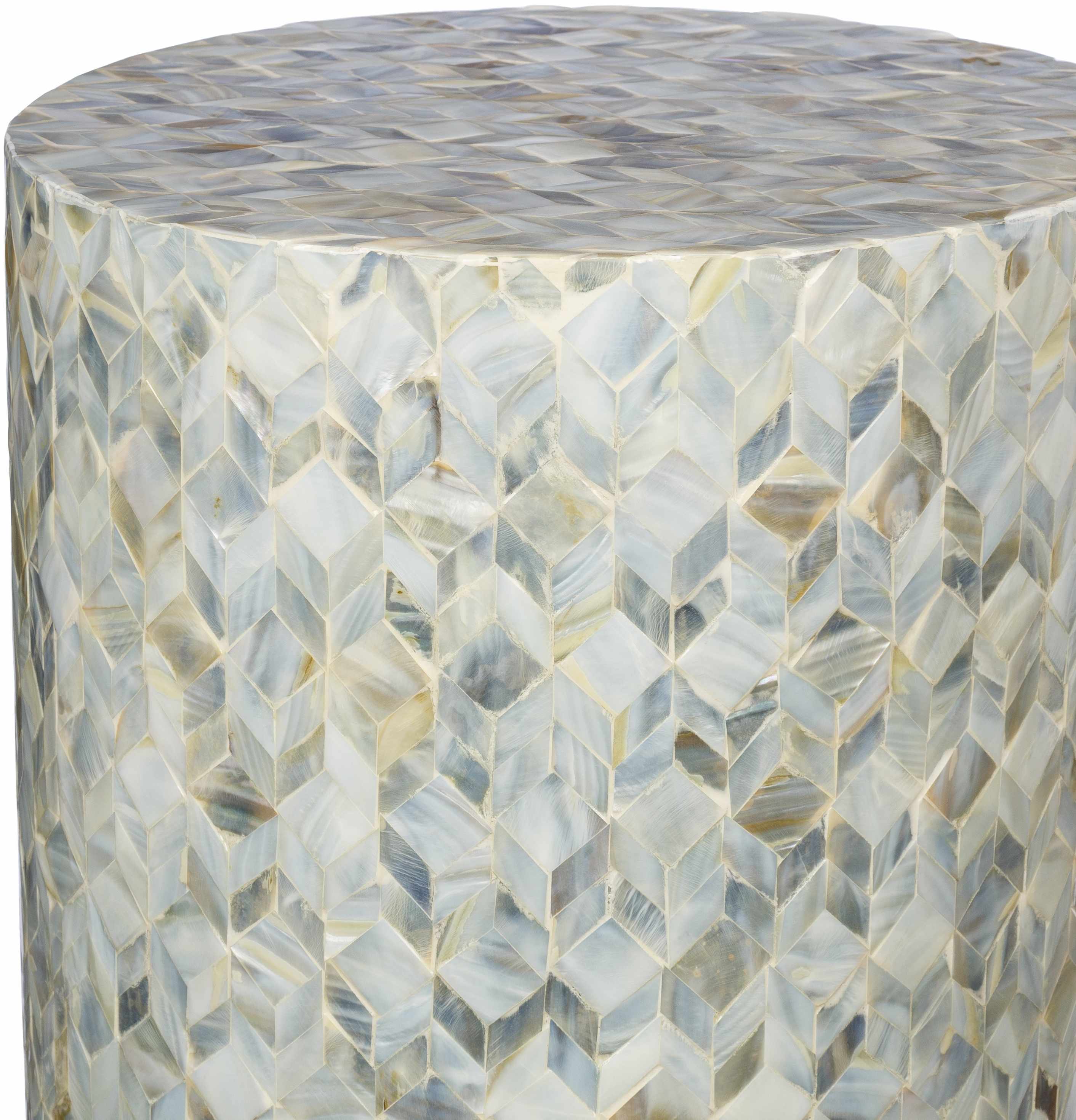 Zeppelin Ice Blue End Table