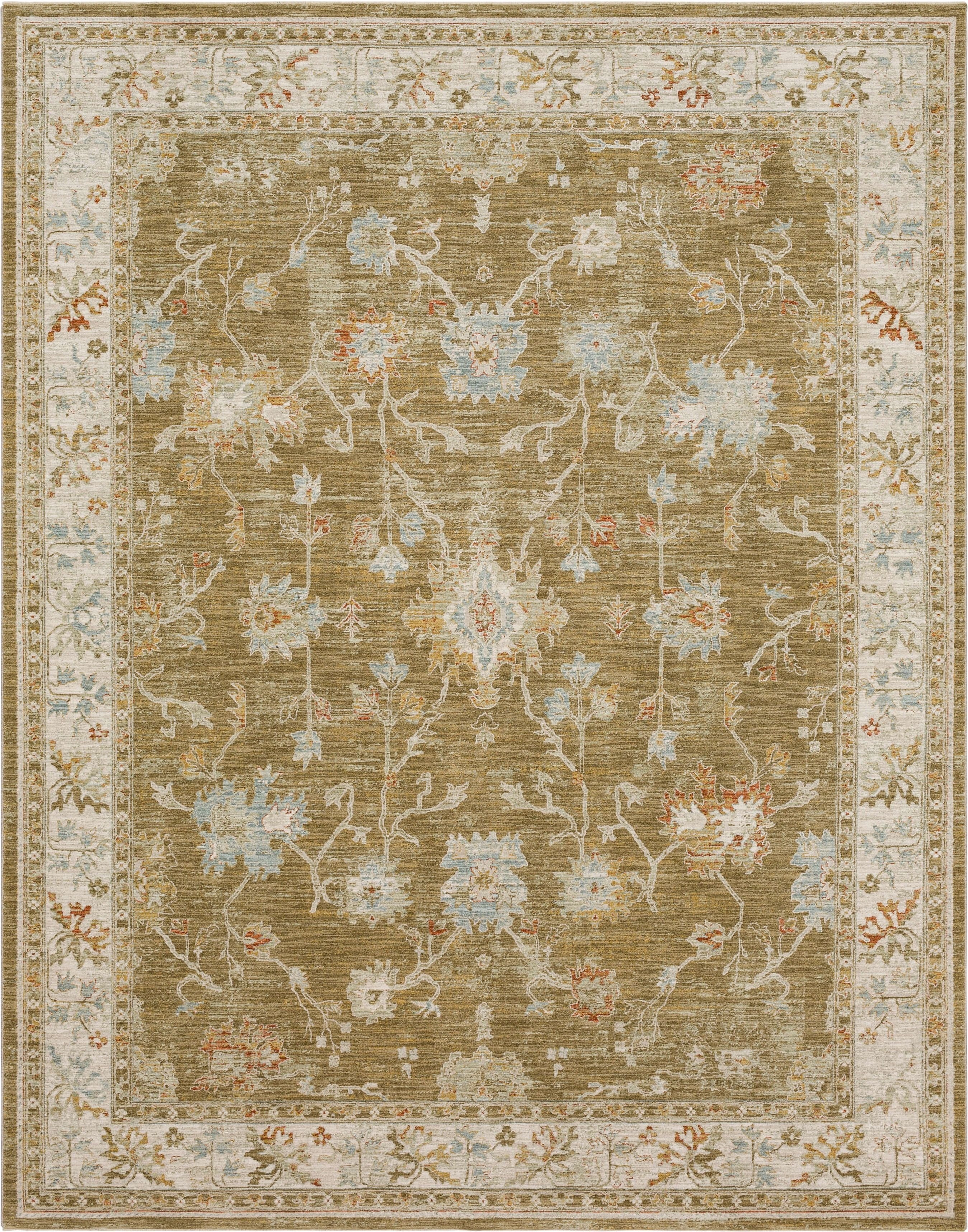 Iznik Brown Area Rug