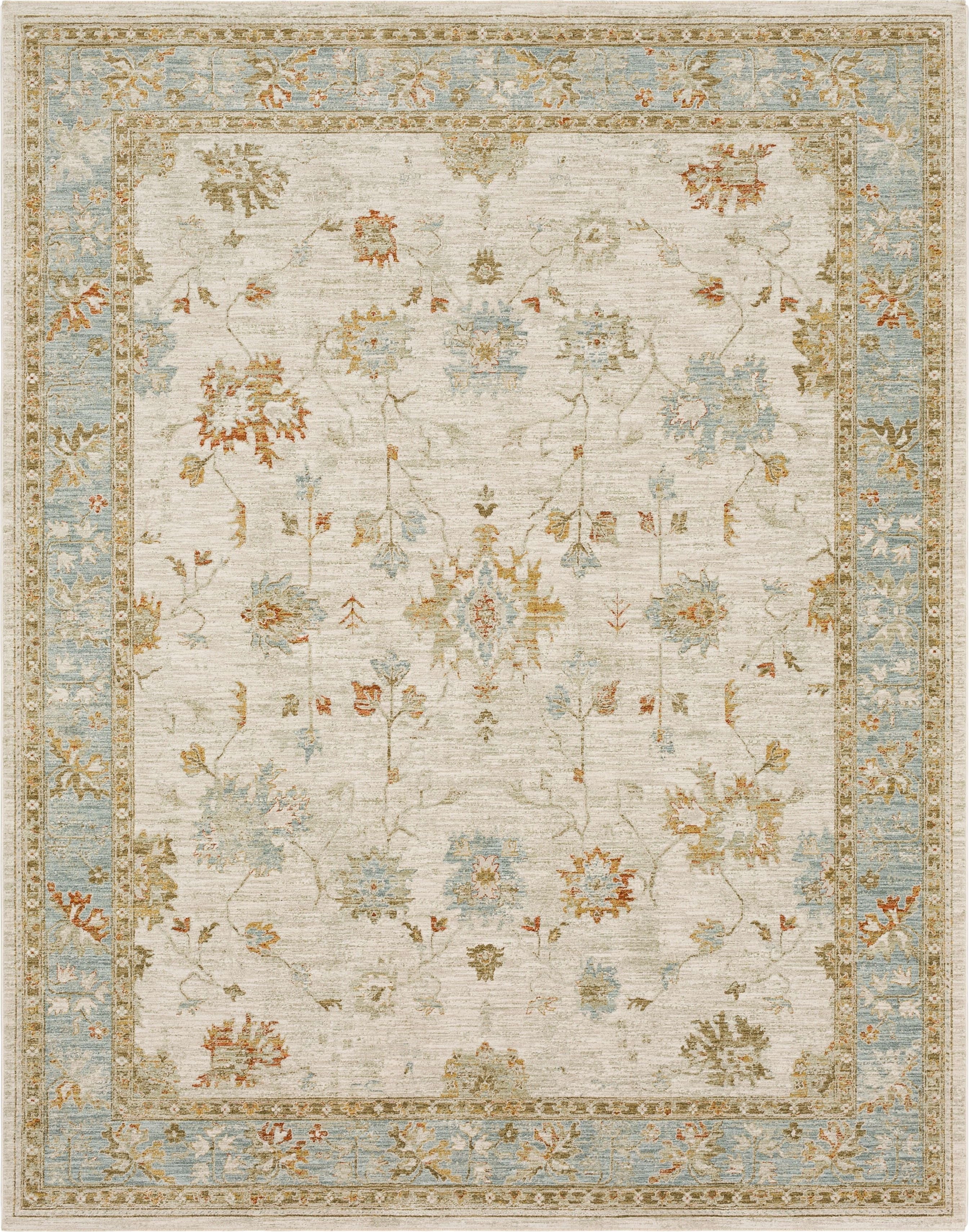 Iznik Cream Area Rug