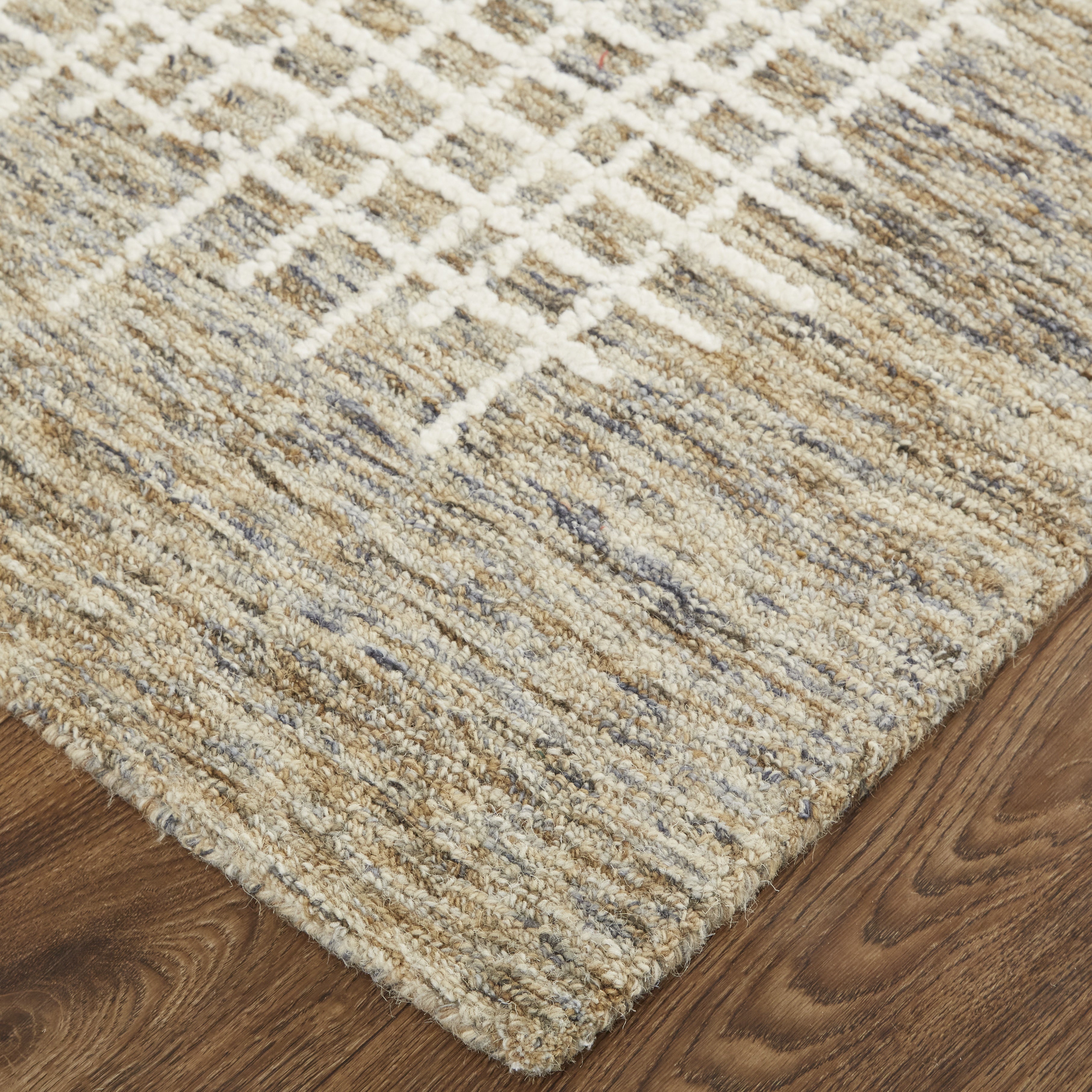 Maddox Transitional Abstract - Tan/Ivory Area Rug