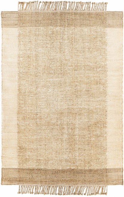 Sophisticated Light Brown Hand Woven Jute  Area Rug