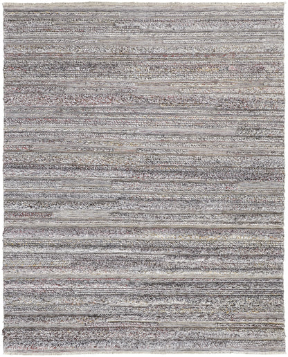 Alden Transitional Stripes - Taupe/Ivory/Red
