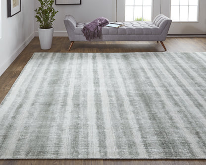 Mackay Transitional Stripes - Ivory/Green