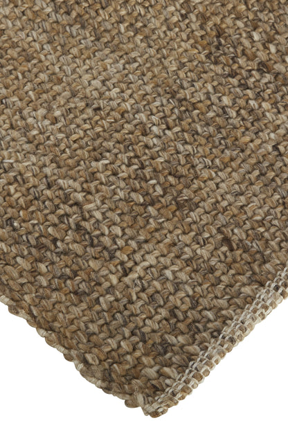 Naples Transitional Solid - Brown Area Rug