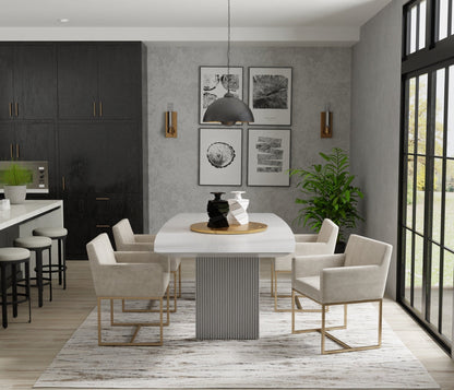 Vancouver Modern Geometric - Ivory/Tan/Brown Area Rug