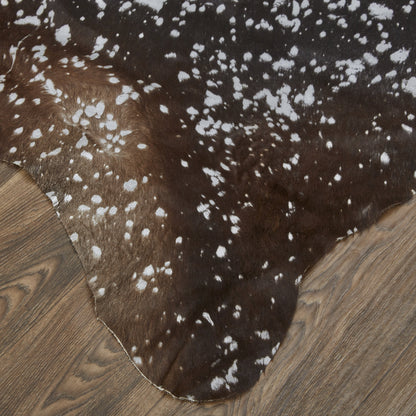 Ellyse Silver/Brown Cow Hide