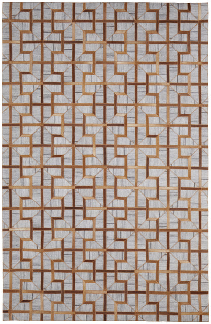 Fannin Transitional Geometric - Tan/Brown/Gray Area Rug