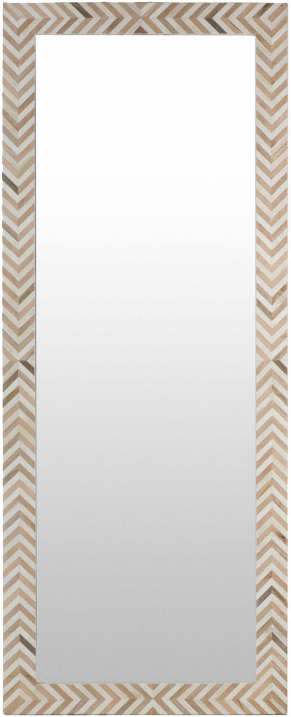 Chic Multi-Tone Bone Mirror