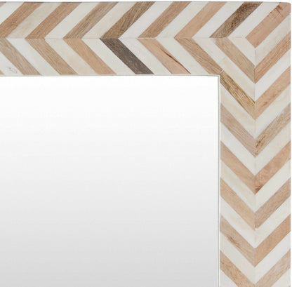 Chic Multi-Tone Bone Mirror