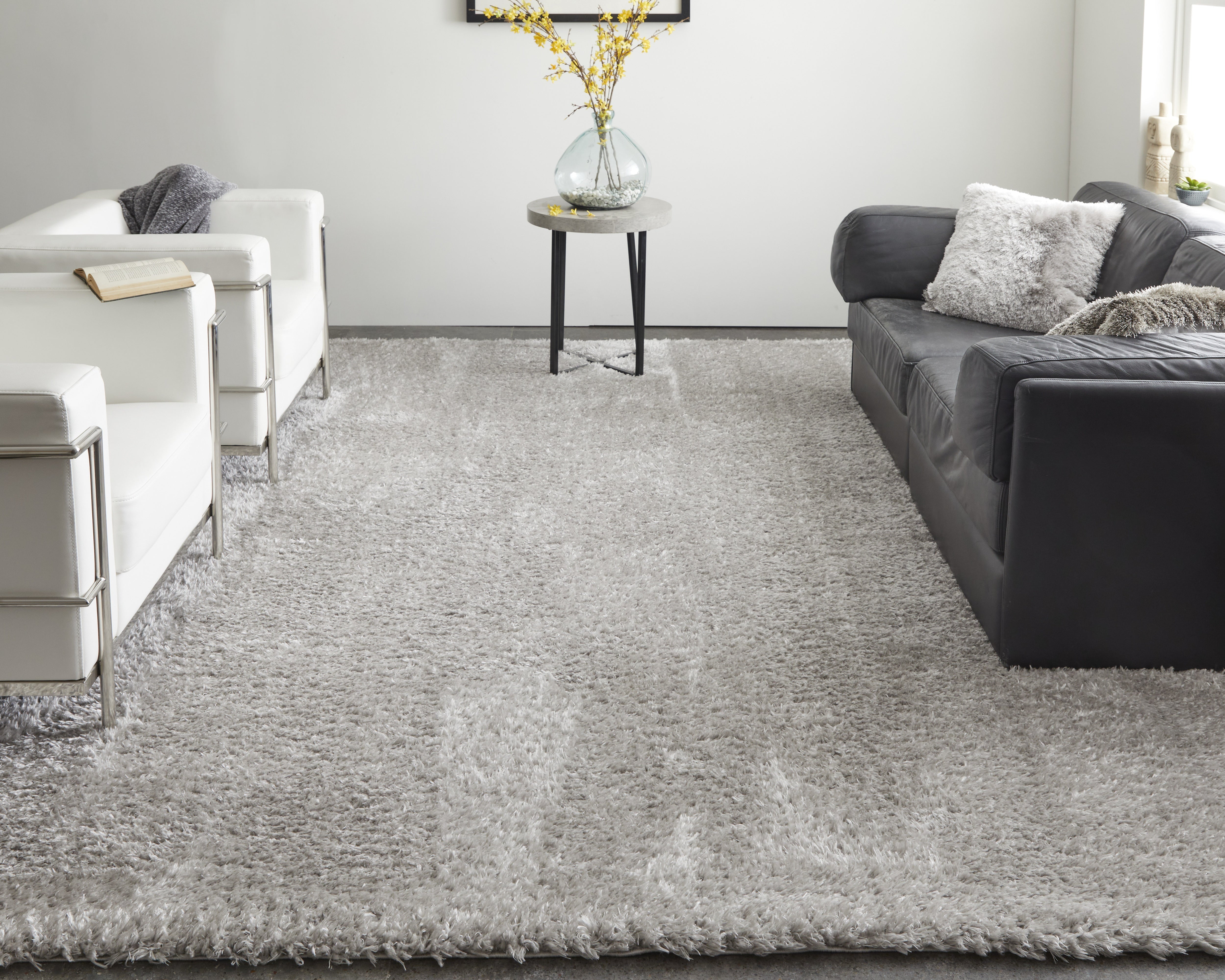 Darian Modern Solid - Silver/Gray Area Rug