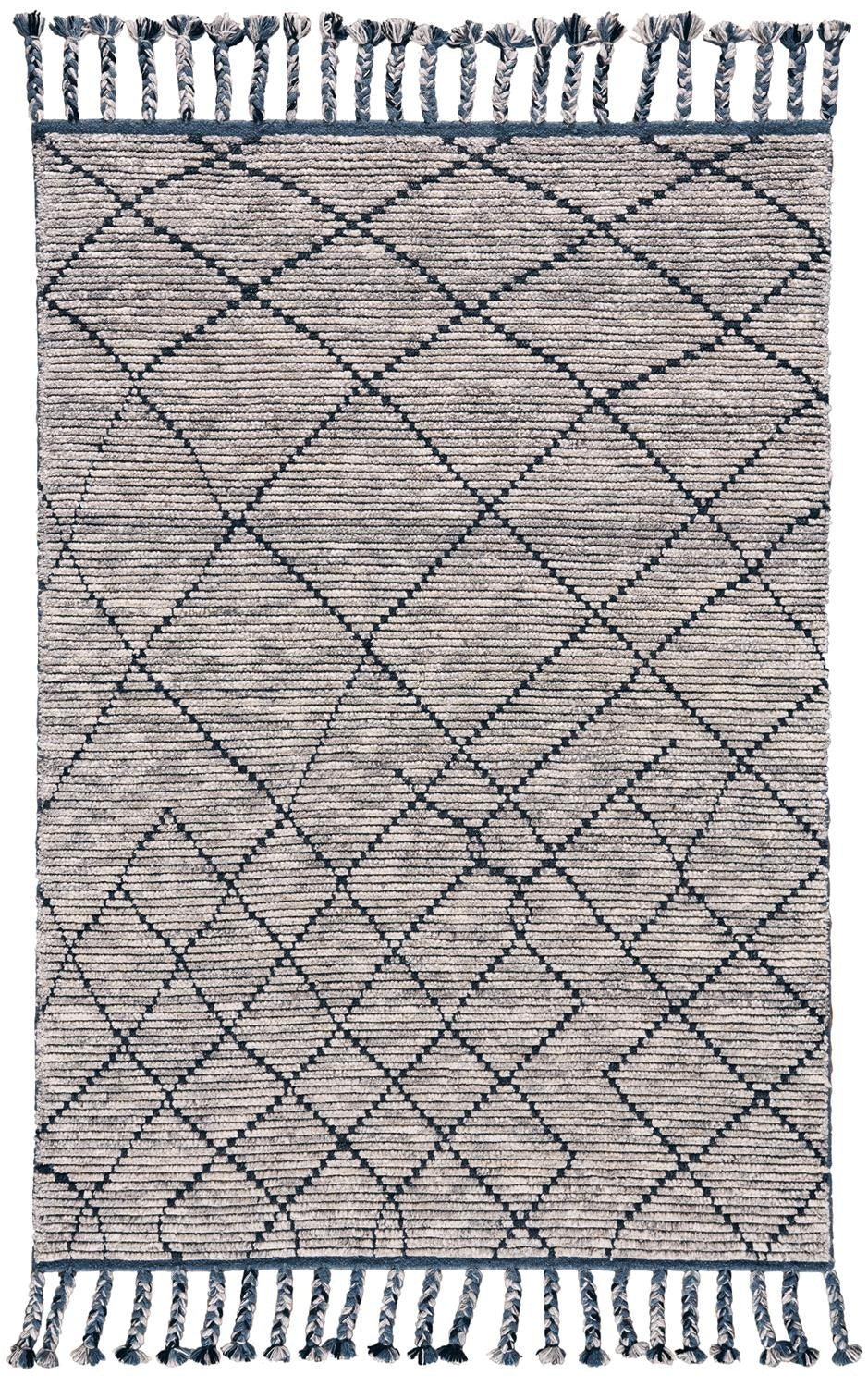Twain Transitional Diamond - Taupe/Blue/White