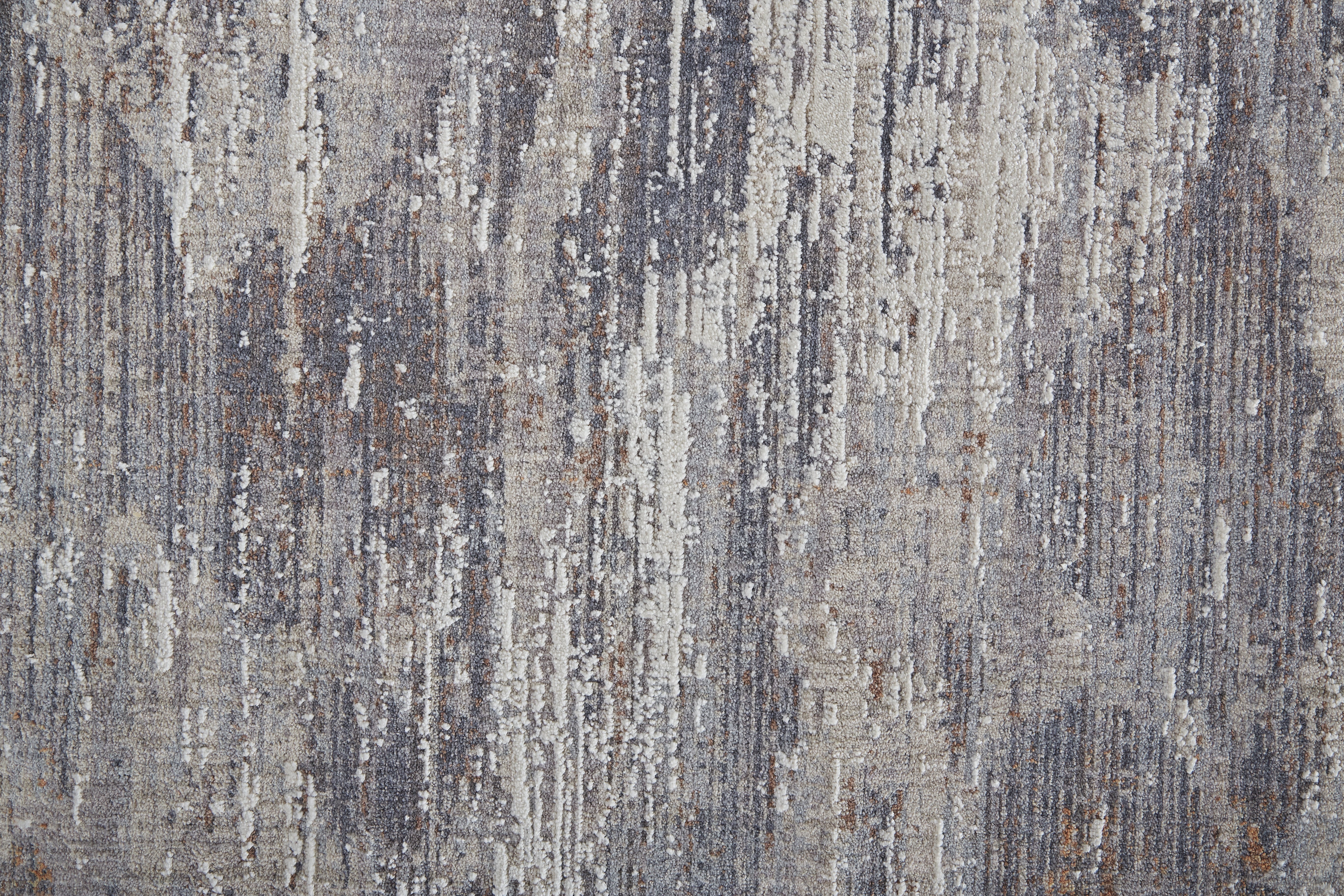 Lennon Transitional Abstract - Taupe/Tan/Orange Area Rug
