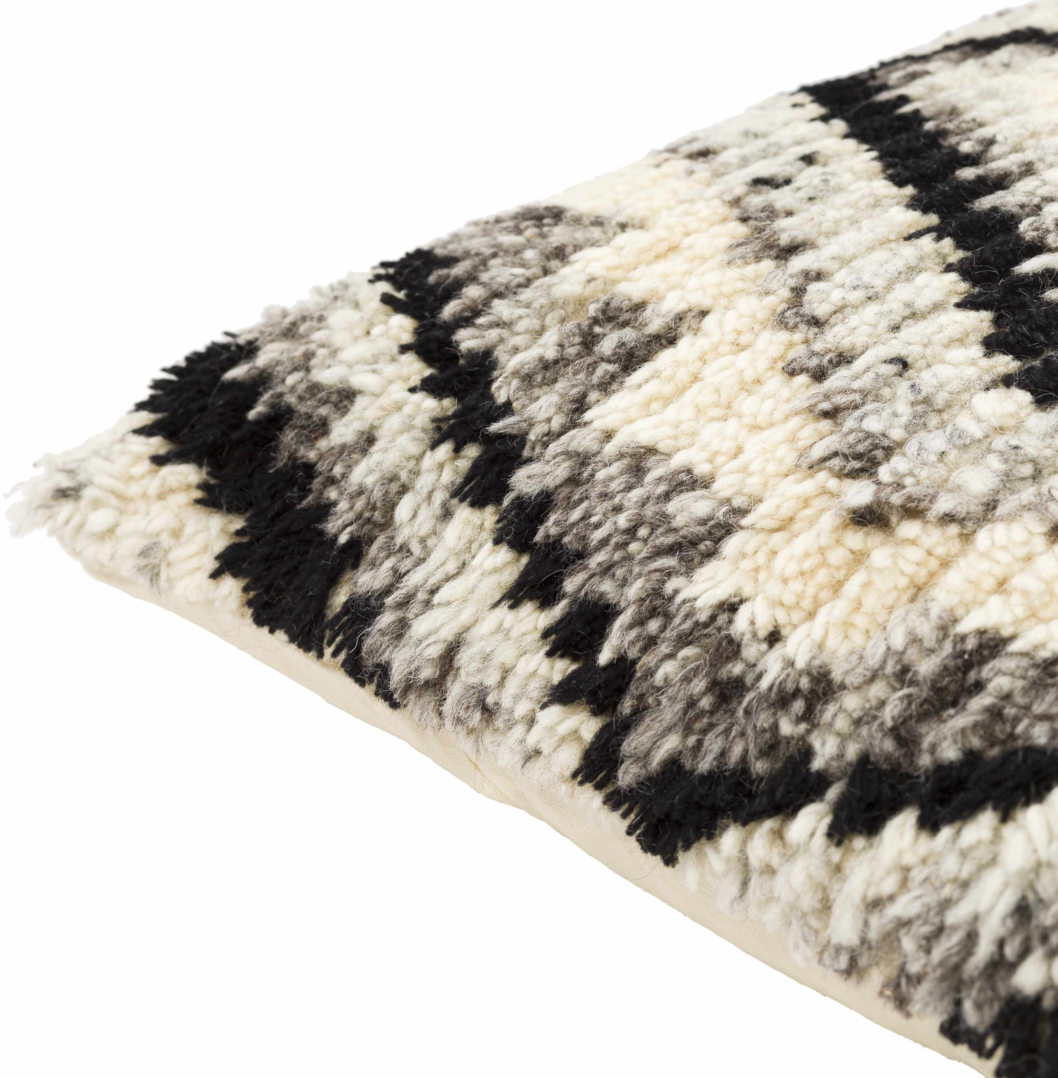 Kashi Geometric Diamond Pillow - Square