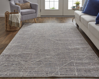 Lennon Transitional Abstract - Taupe/Gray Area Rug