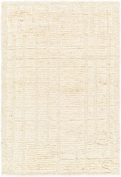 Chic Wheat Hand-Knotted Wool Area Rug