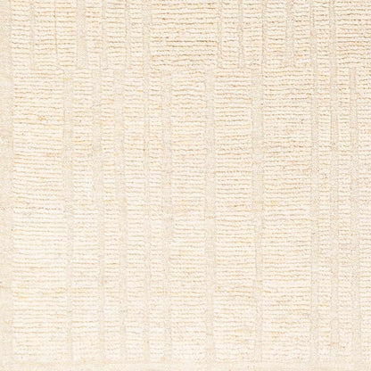 Chic Wheat Hand-Knotted Wool Area Rug