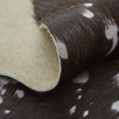 Ellyse Silver/Brown Cow Hide