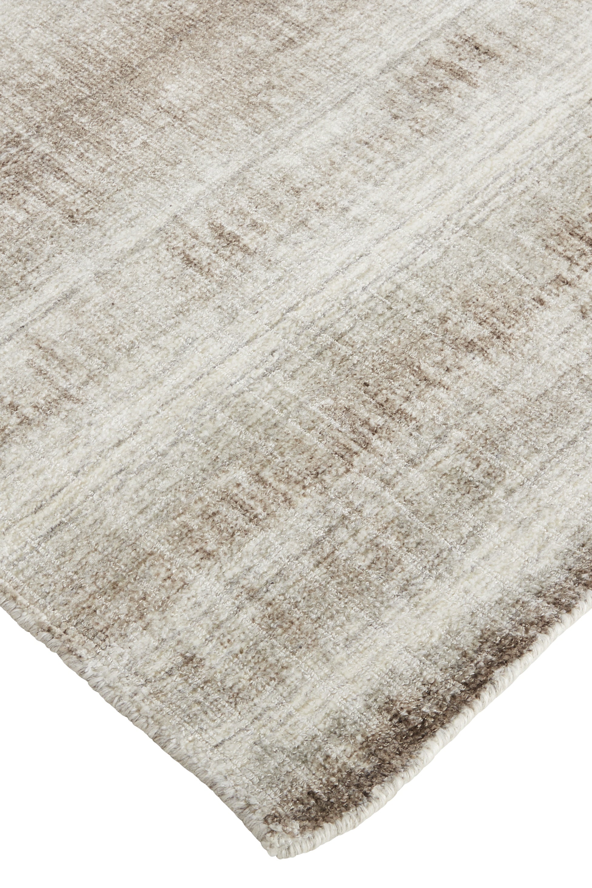 Mackay Transitional Stripes - Tan/Ivory/Brown Area Rug