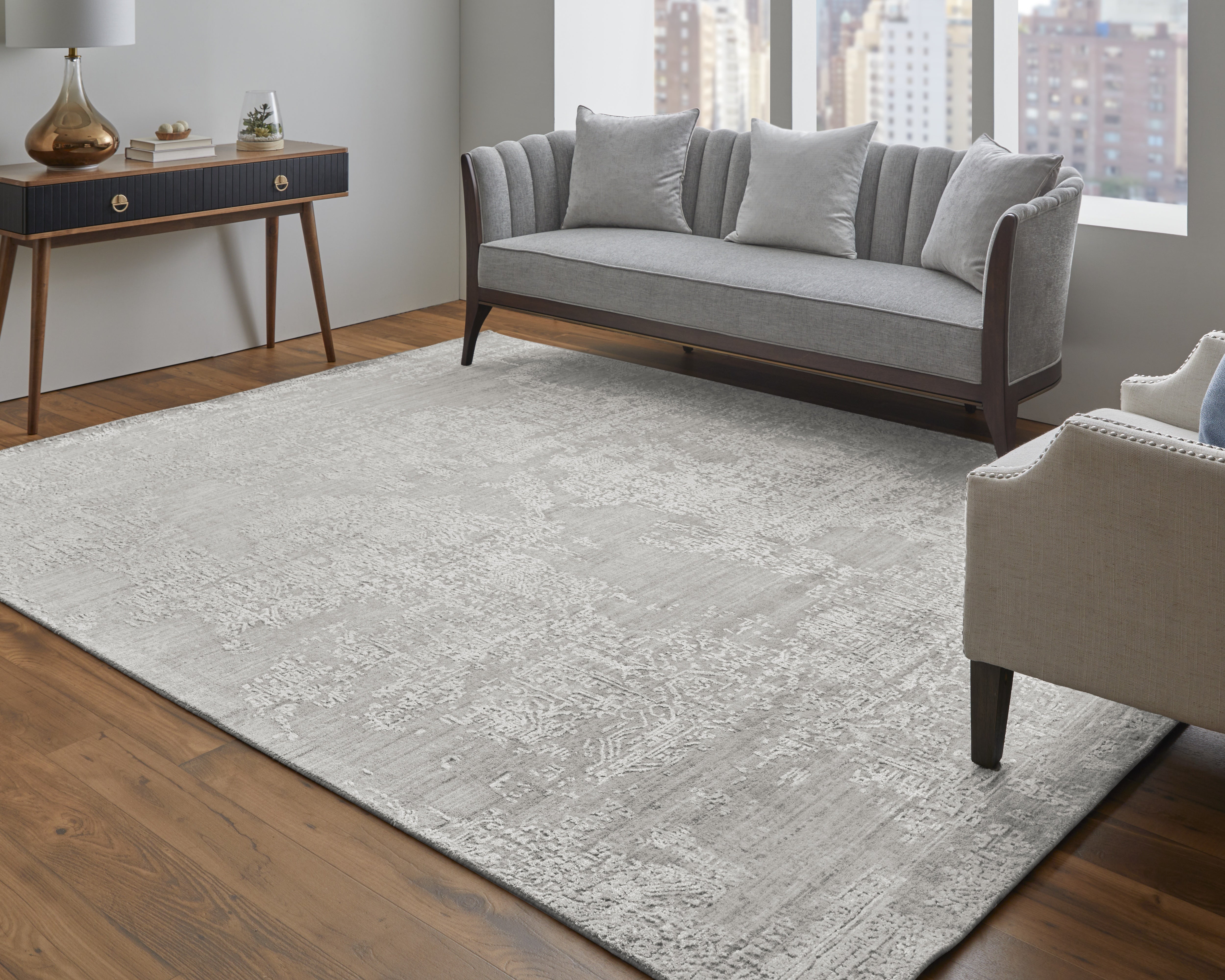 Eastfield Modern Abstract - Ivory Area Rug