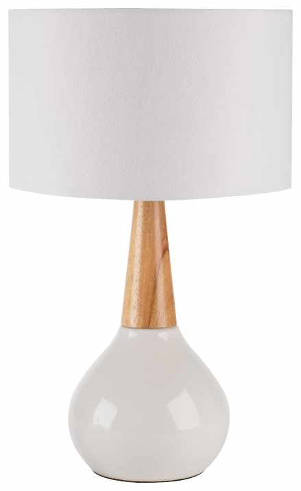 Minimalist White Ceramic Table Lamp