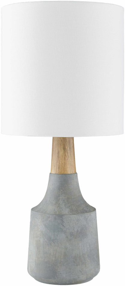 Contemporary Gray Table Lamp